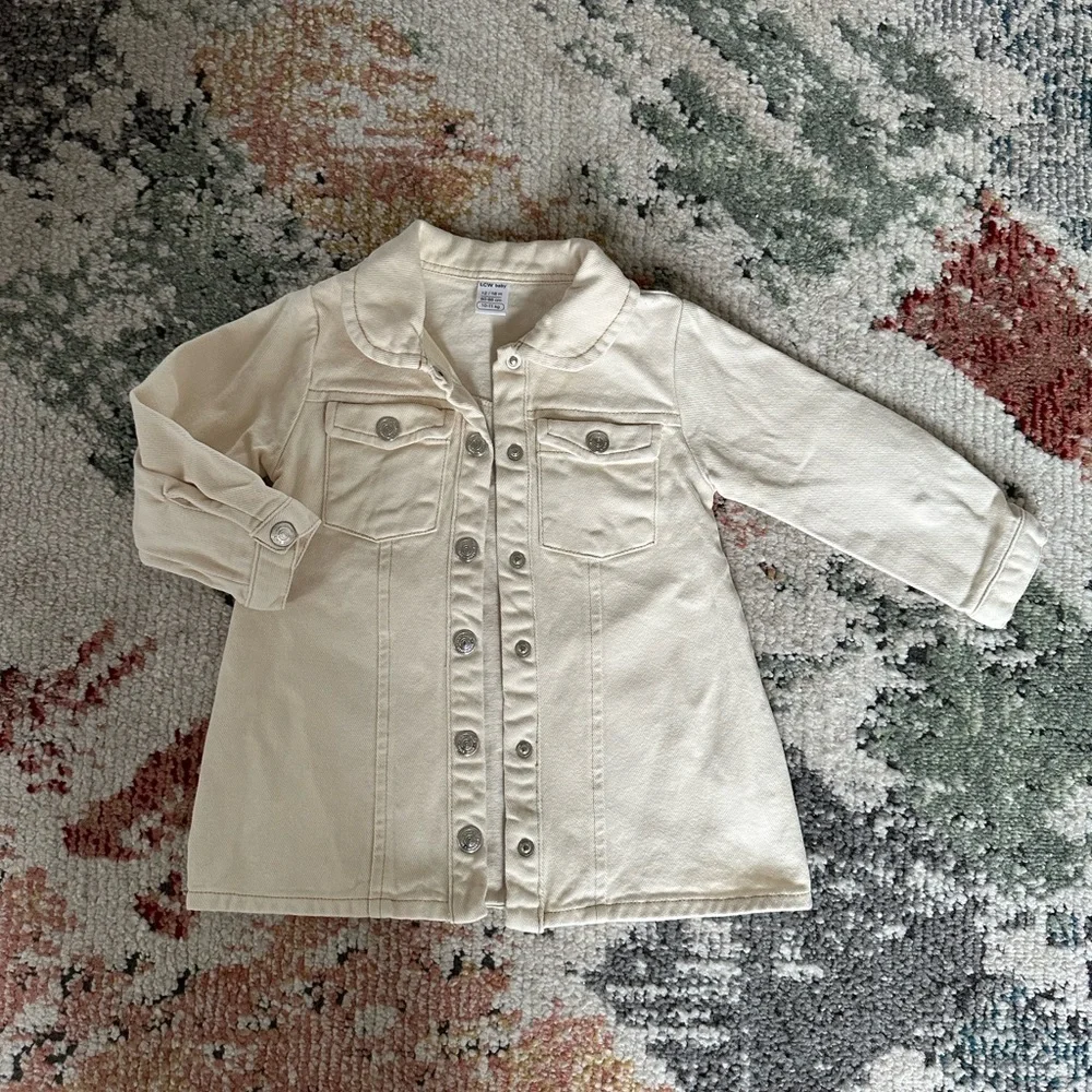 Boutique Denim Jean Jacket Dress 12-18 Months Baby Girl THE CUTEST